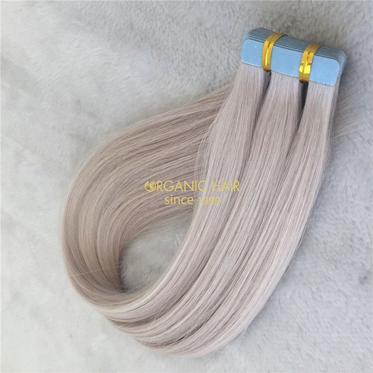 Customzied pop color in winter-whloesale tape in hair extensions A168